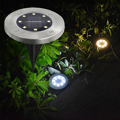 Solar Pathway Lights – Outdoor Garden Decking & Buried Ground Lights (4 or 8 Pack)