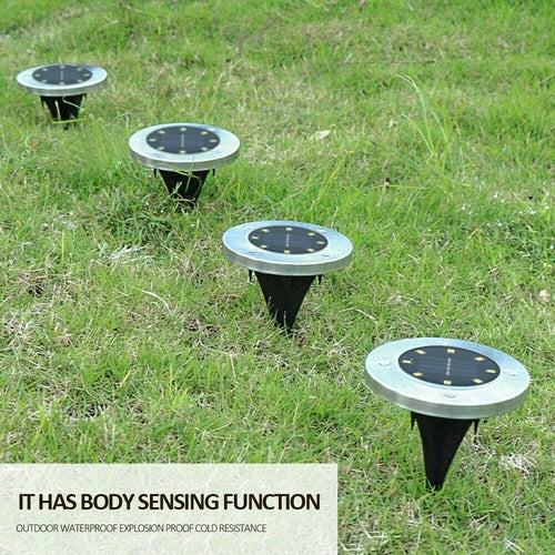 Solar Pathway Lights – Outdoor Garden Decking & Buried Ground Lights (4 or 8 Pack)