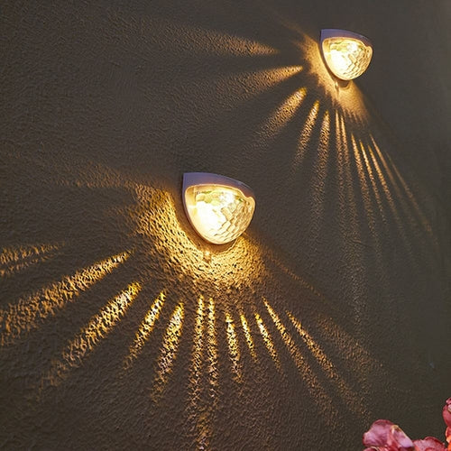 Solar Fence Light – Outdoor Waterproof Wall Mount Decorative Lighting
