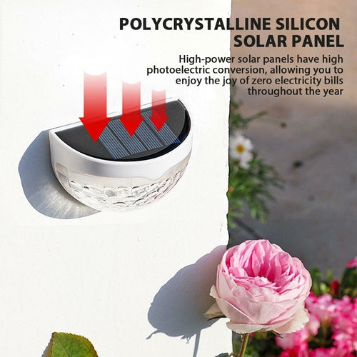 Solar Fence Light – Outdoor Waterproof Wall Mount Decorative Lighting