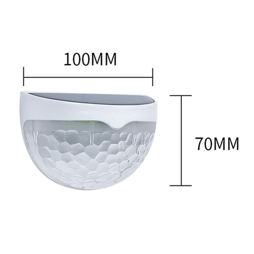 Solar Fence Light – Outdoor Waterproof Wall Mount Decorative Lighting