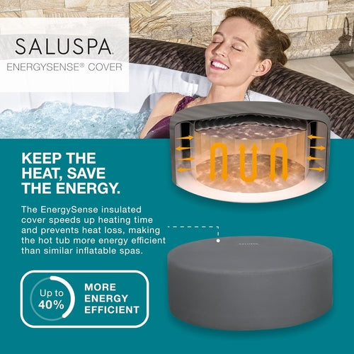 SaluSpa St Moritz Inflatable Hot Tub 7 Person 180 Jets